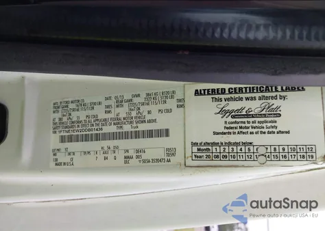 2013 Ford E-150 Commercial из США, поврежденный, VIN 1FTNE1EW2DDB01436